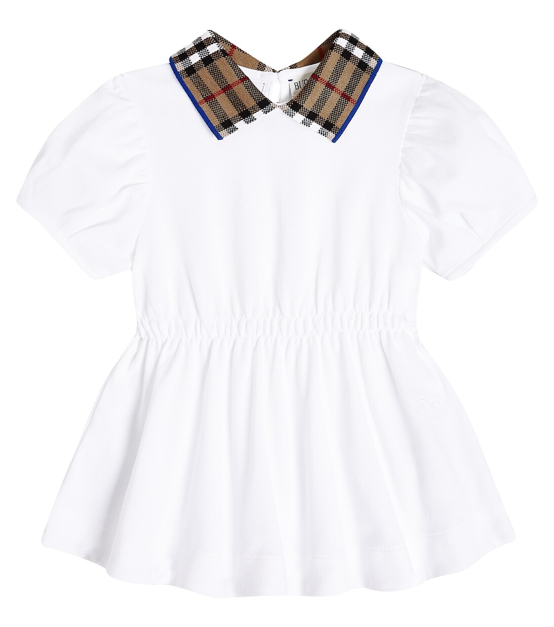 

Платье baby alesea из хлопка Burberry Kids, белый