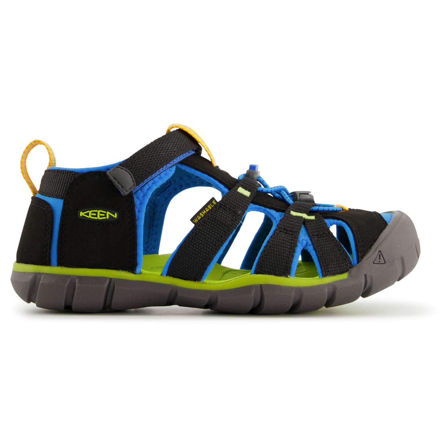 

Сандалии Keen Youth Seacamp II CNX, цвет Black/Brilliant Blue