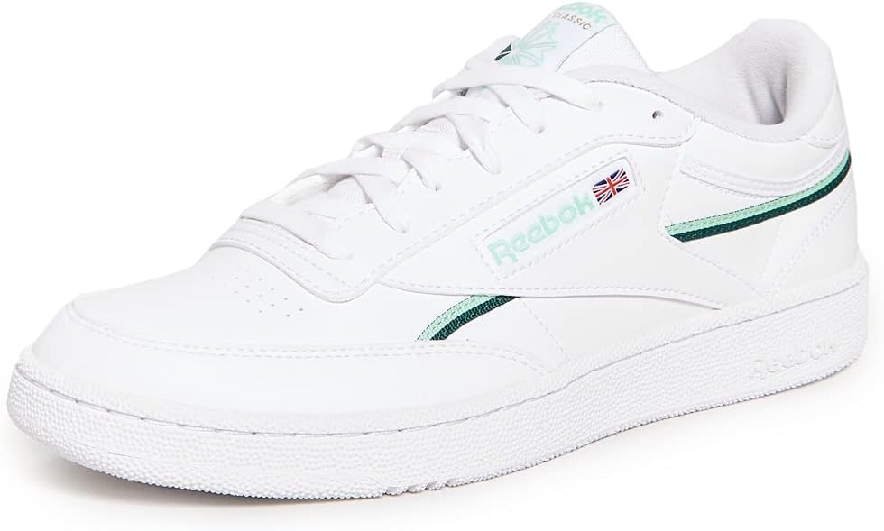 

Кроссовки Reebok Club C 85 для мужчин, белый/мятный