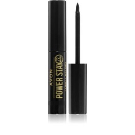 

Жидкая подводка для глаз Power Stay Blackest Black 4 мл Avon