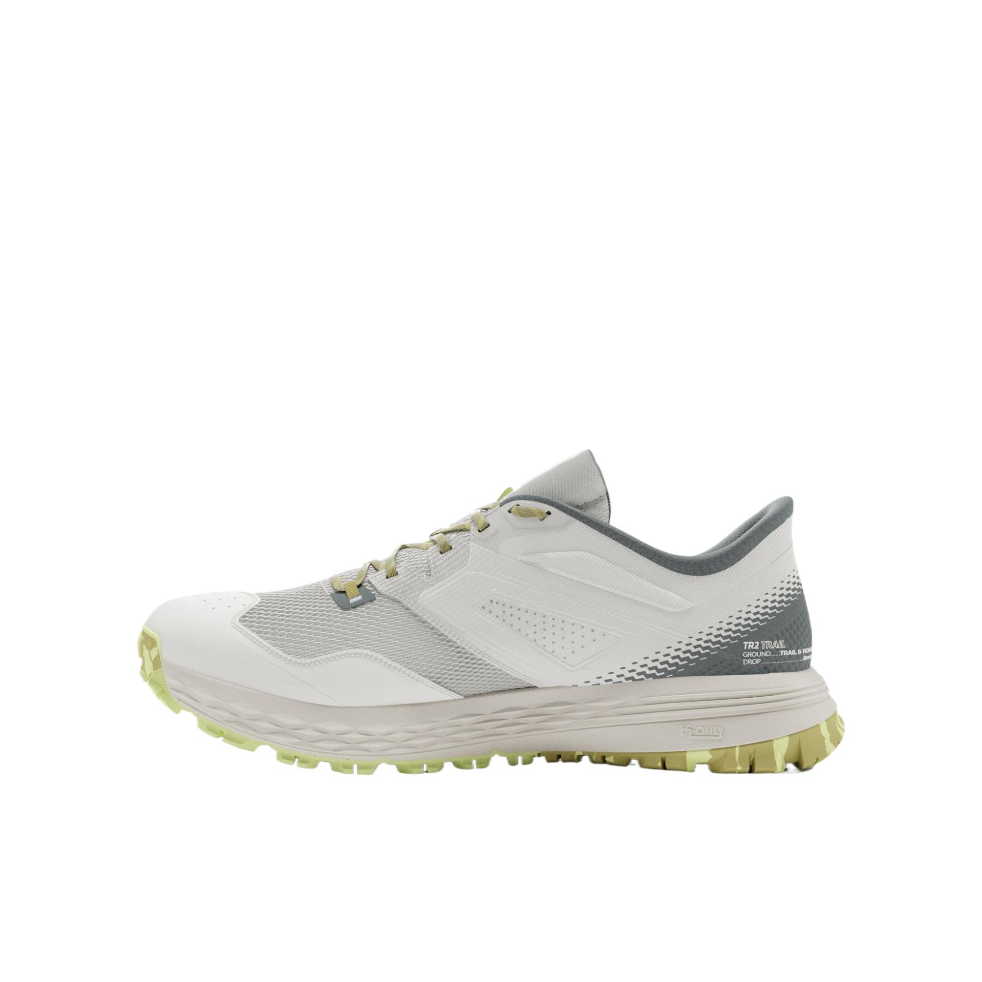 

Кроссовки для бега с низкой амортизацией, цвет экрю, мужские DECATHLON, Ecru/Dark Gray Green/Light Lemon