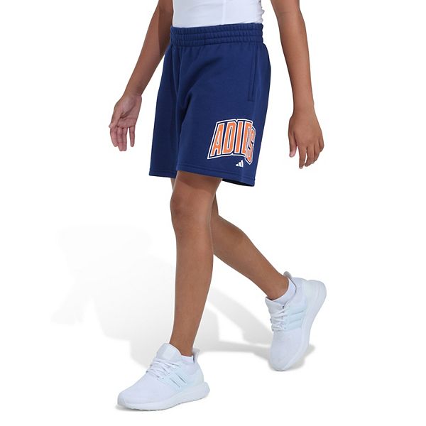 Шорты Boys с эластичной резинкой на талии Adidas, Dark Blue Adi — фото 3