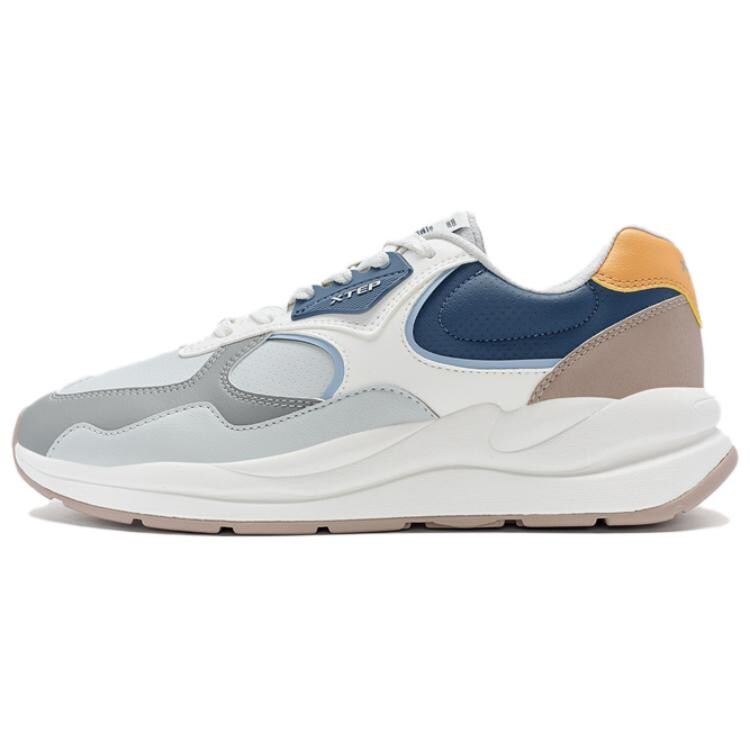 

Кроссовки XTEP Lifestyle Shoes Men Low-top White/Blue/Gray, белый/синий/серый