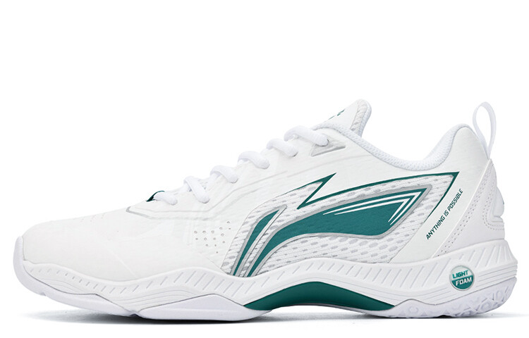 

Кроссовки LINING Badminton Shoes Unisex Low-top Green, белый
