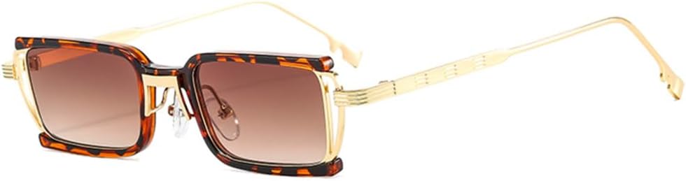 

Солнцезащитные очки прямоугольной формы для женщин и мужчин, тонкого типа, с поликарбонатными линзами, оправой из сплава и металла, защитой от УФ-излучения UV400 LANGSER, C6