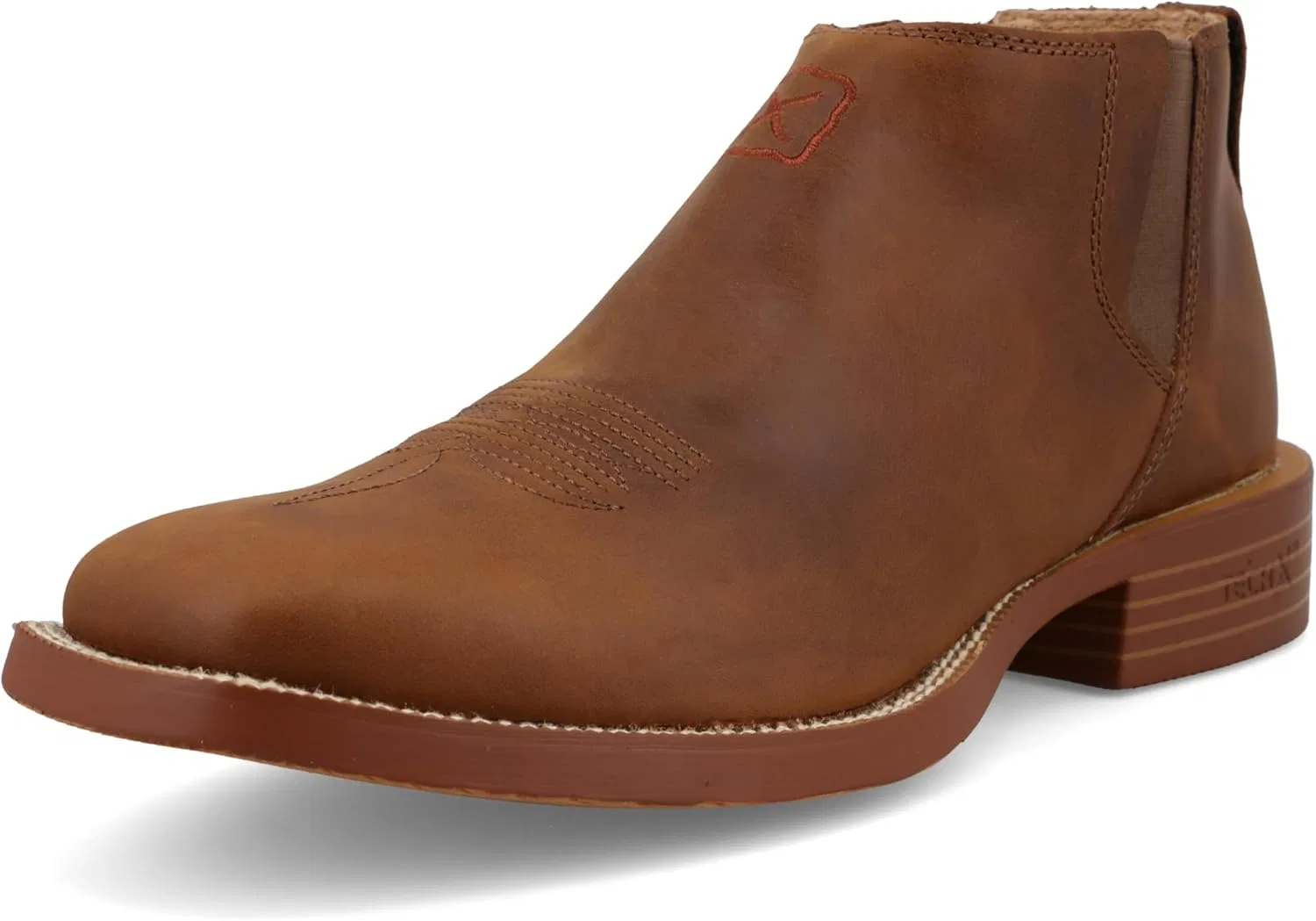 Мужские ботинки Twisted X Tech X Chelsea высотой 4 дюйма, Rust Brown