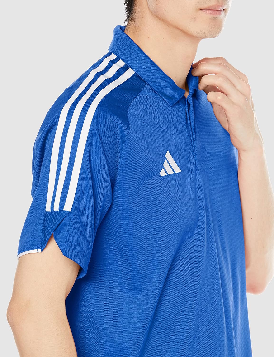 Мужская футбольная поло-рубашка Adidas MMK65, Tiro 23 League, синий — фото 3