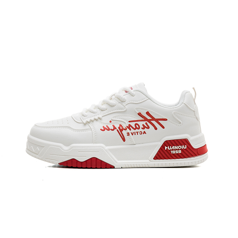 

Балансирующие противоскользящие низкие скейтерские кроссовки для мужчин HUANQIU, red