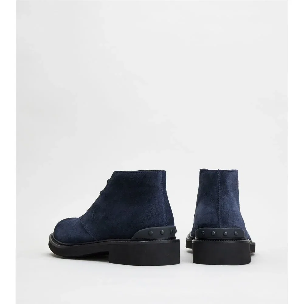 Замшевые ботинки Desert Boots TOD's, синий — фото 3