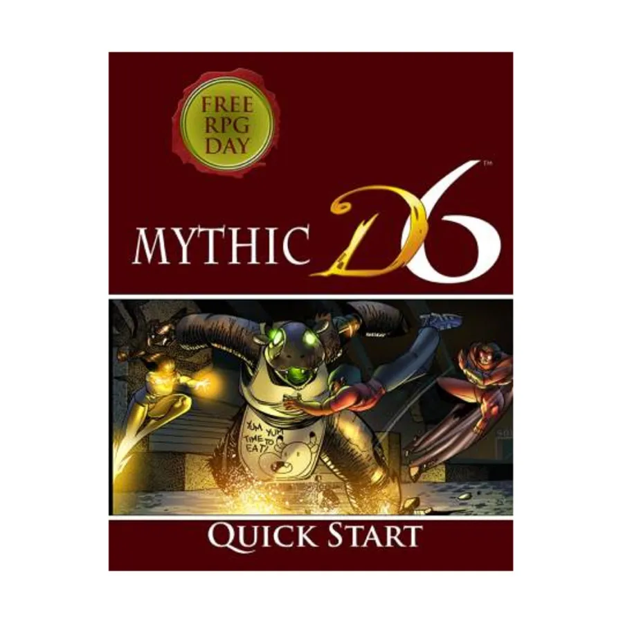 

Модуль Mythic D6 - Quickstart (Free RPG Day 2019), Mythic D6 Core Rule Books