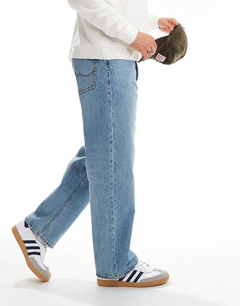 

Синие мешковатые джинсы Jack & Jones alex в винтажном стиле