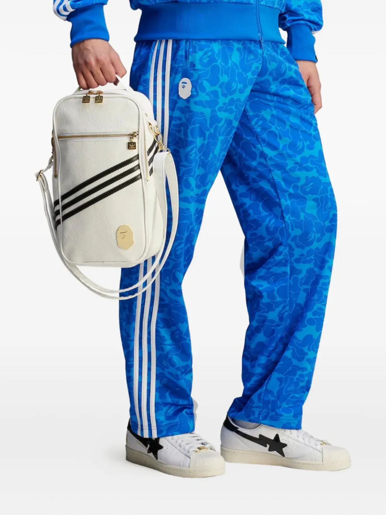 

Брюки камуфляжные Adidas 3-Stripes, синий