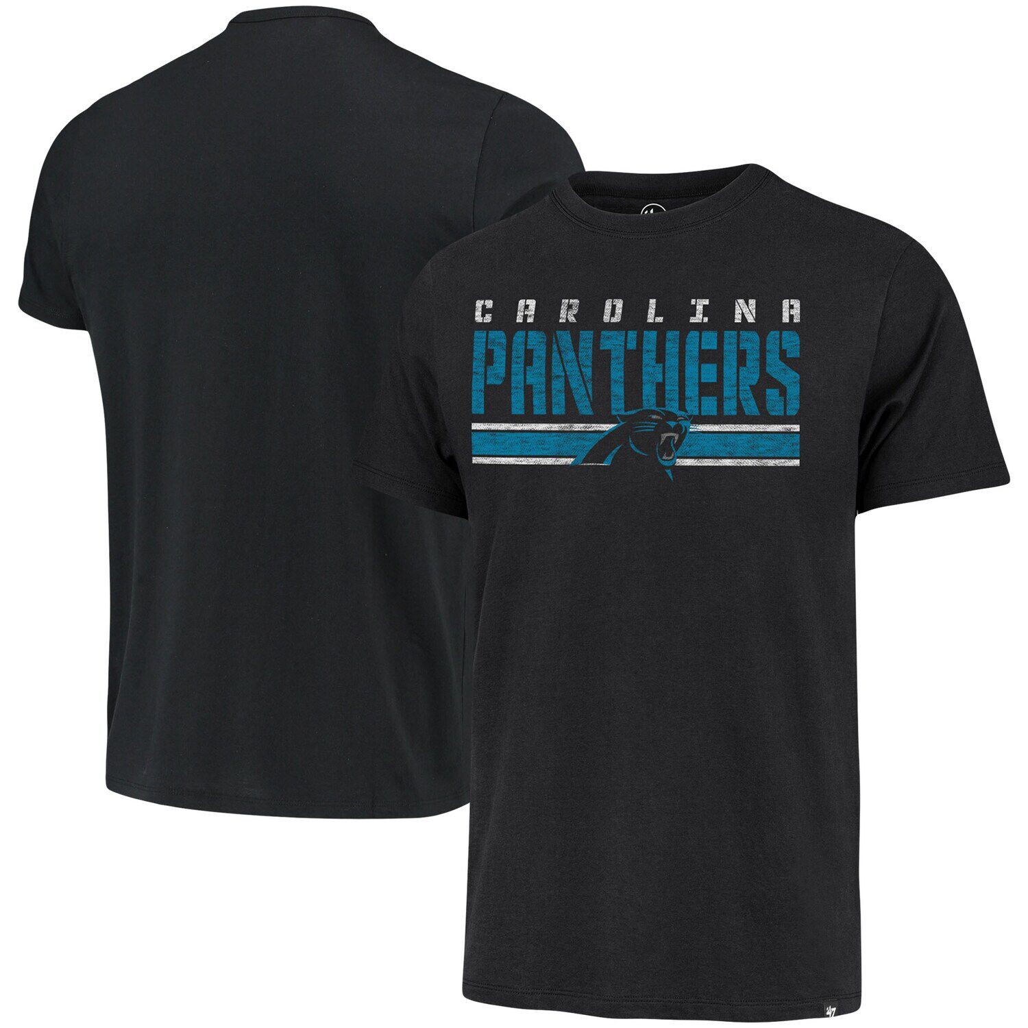 

Мужская футболка в полоску '47 Black Carolina Panthers Team