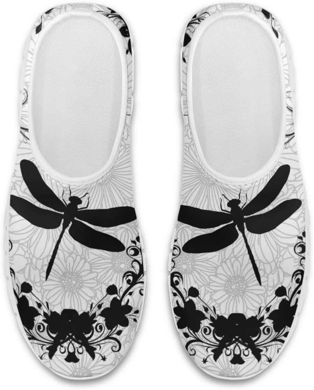 

Кроссовки Forchrinse для женщин и мужчин, низкие домашние лоферы, легкие обувь для бега, уличная обувь, Dragonfly Flower