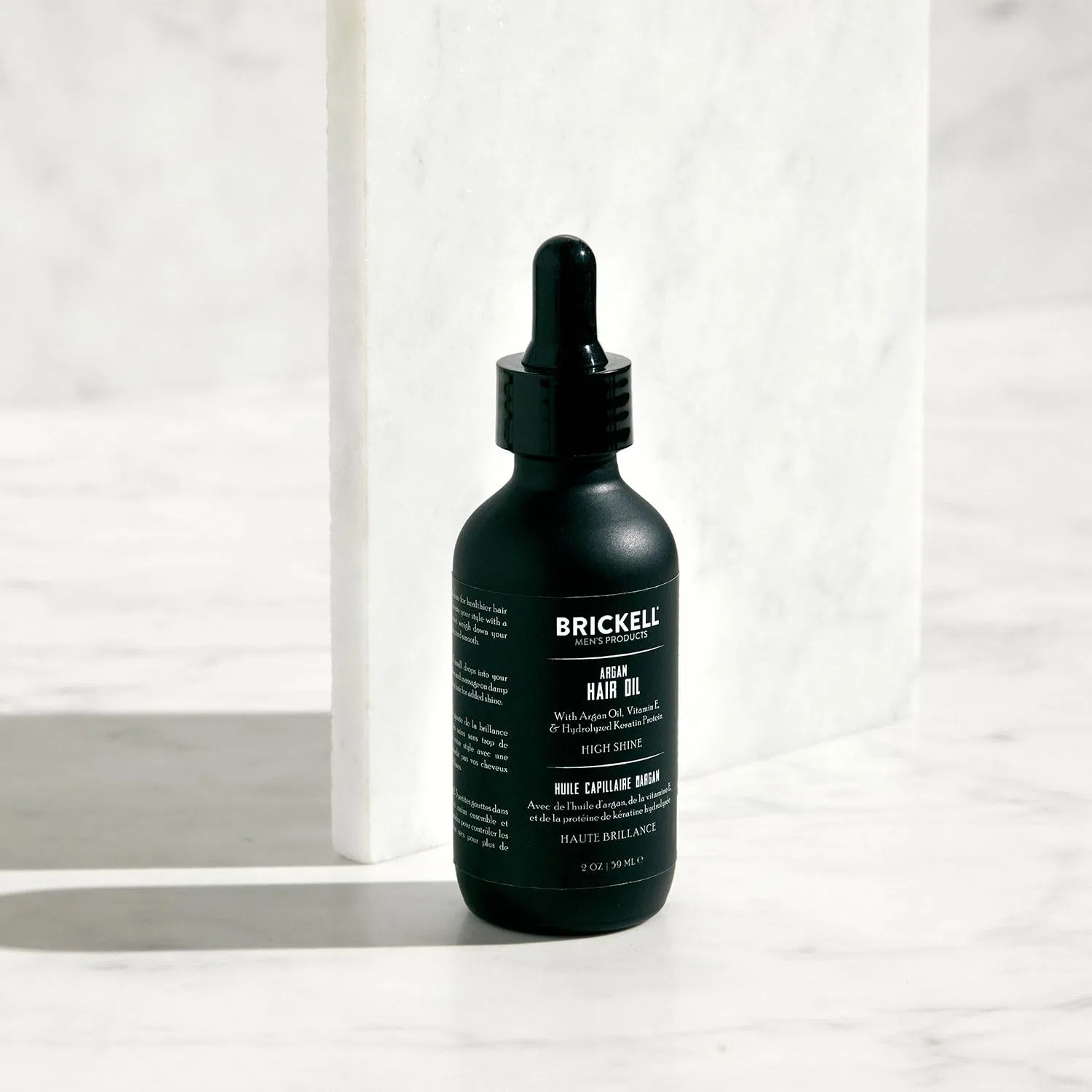 Мужское аргановое масло для волос Brickell Men's, 59 мл Brickell Men'S Products — фото 4
