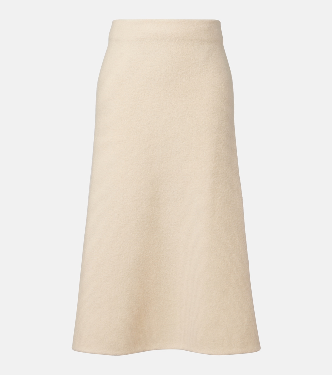 

Шерстяная юбка миди Jil Sander, Cornsilk