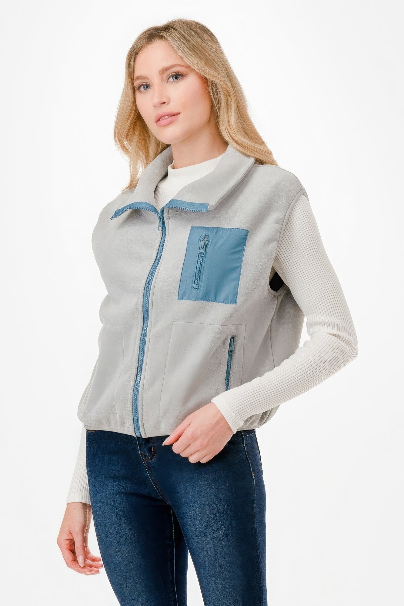

Блузка женская FASHNZFAB, цвет slate grey