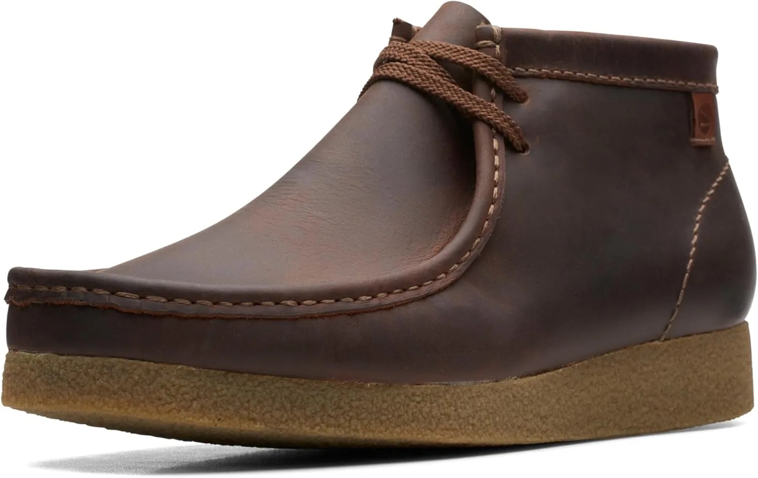 Мужские ботинки Clarks Shacre Chukka, кожаные с отделкой в русском стиле