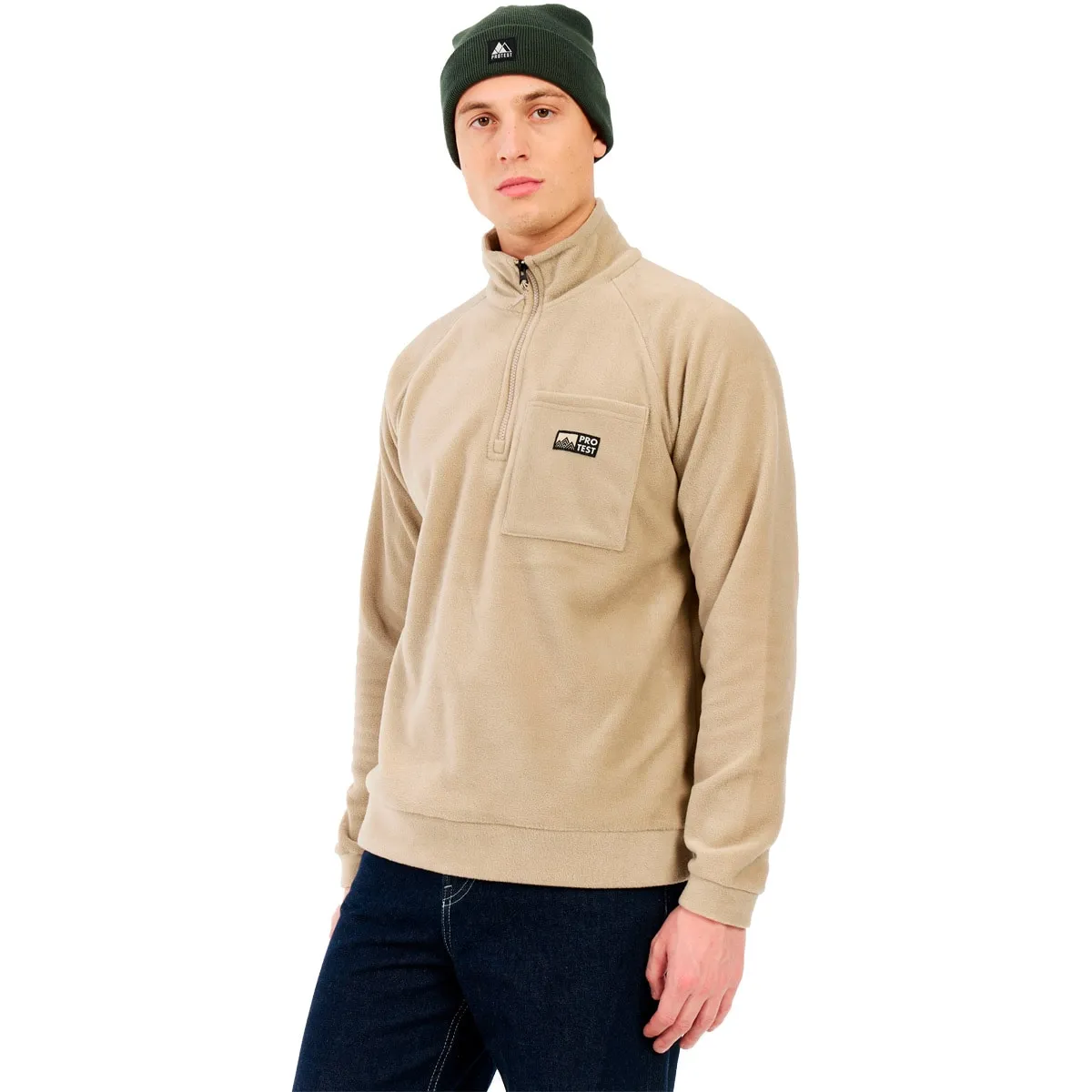 

Мужская флисовая кофта Arax Protest, светло-коричневый