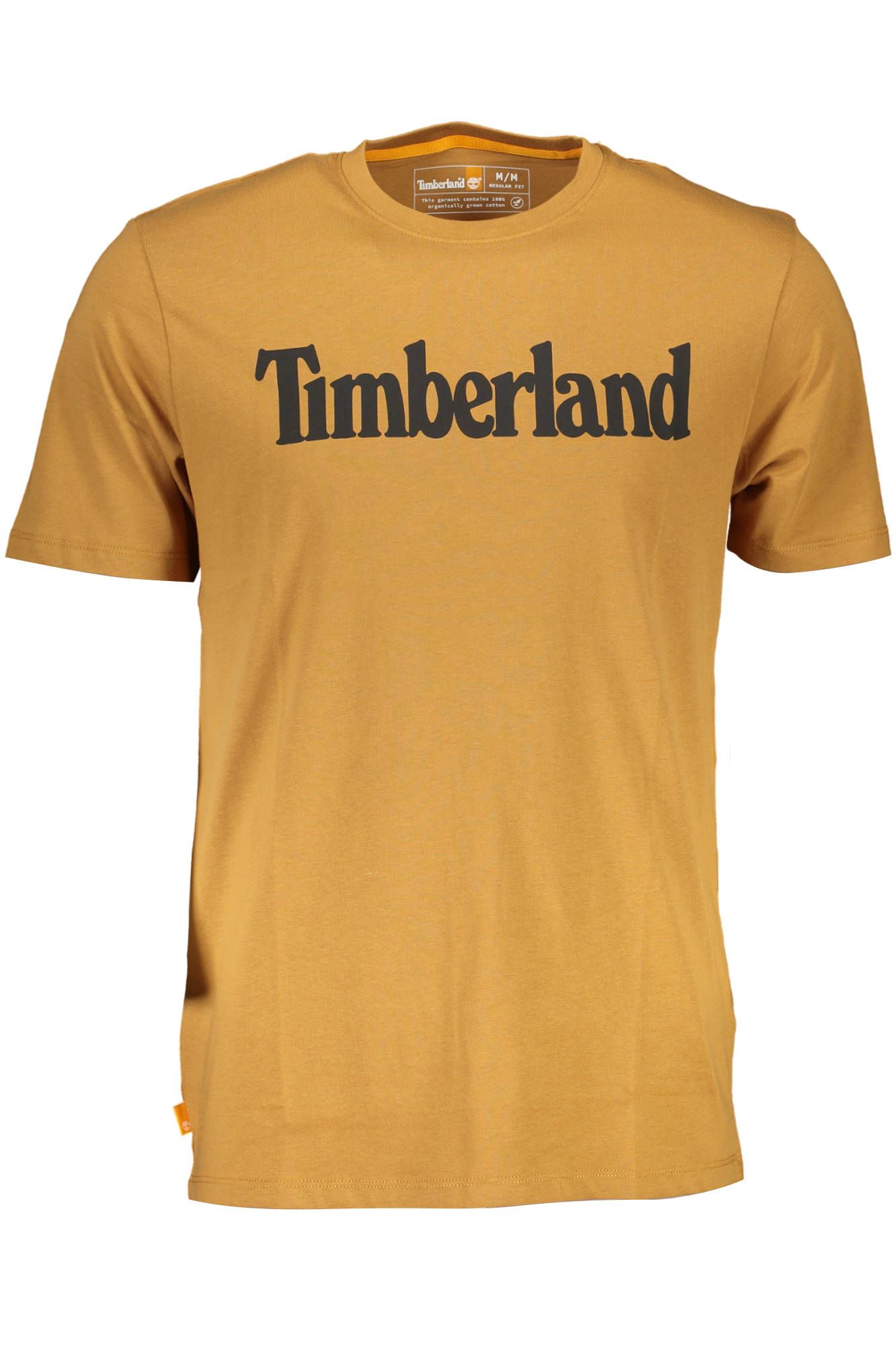 

Коричневая мужская футболка из органического хлопка Timberland