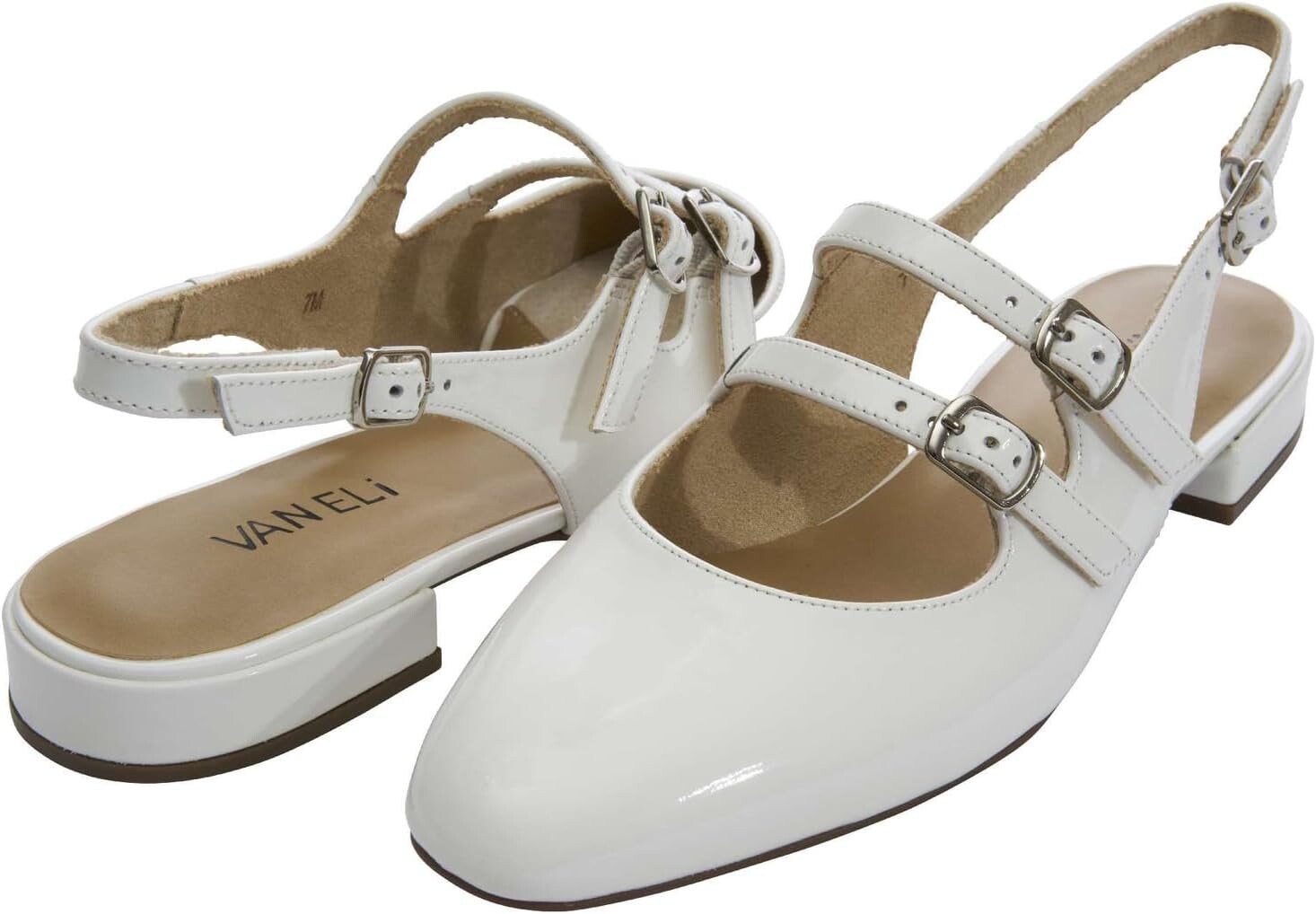 

Туфли Vaneli Tiptoe, цвет White Patent