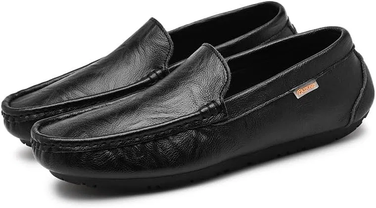 Мужские лоферы из искусственной кожи, Black SayfuR — фото 4