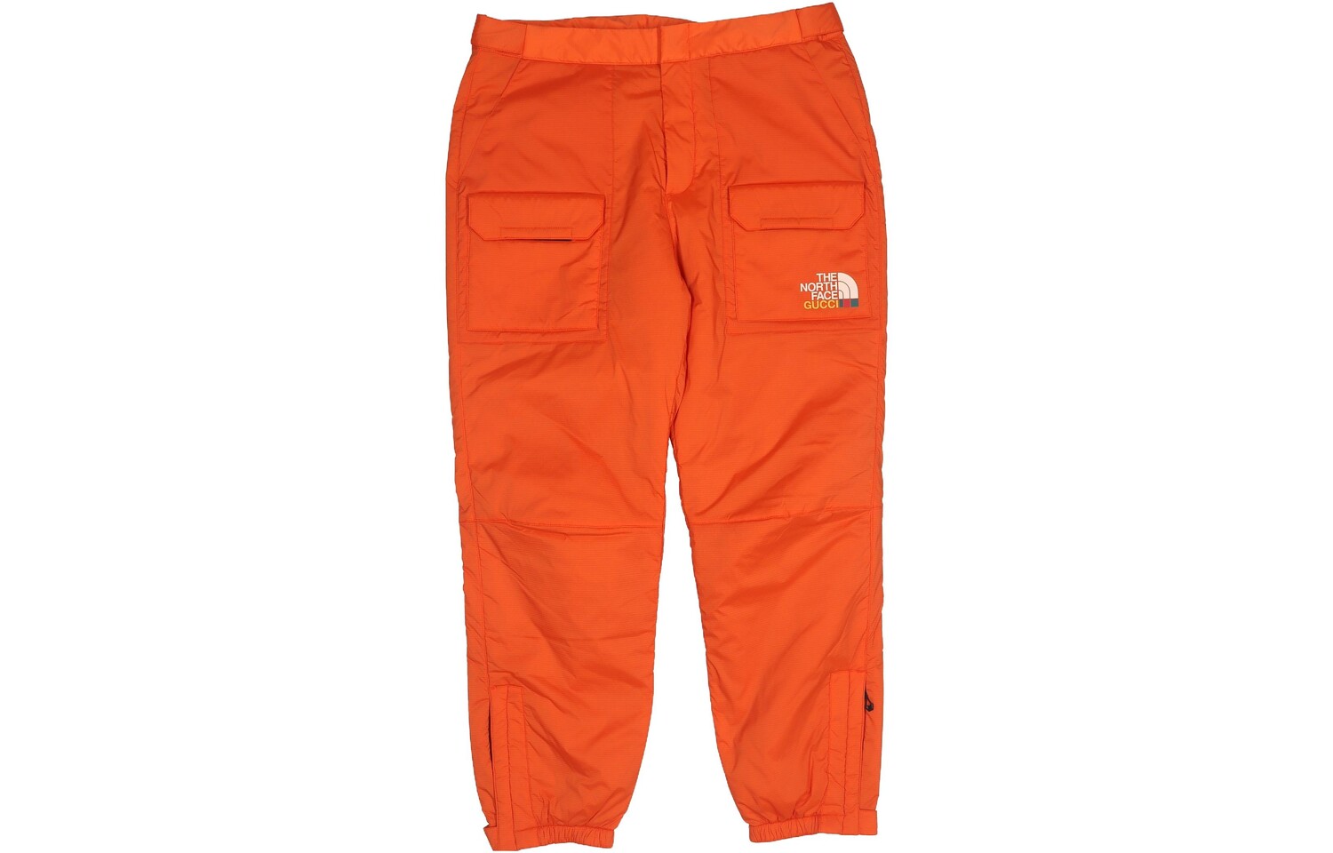 Спортивные штаны North Face X The North Face Gucci, трикотажные, оранжевые — фото 2