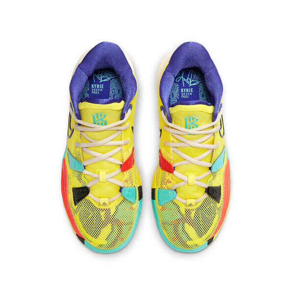 Кроссовки kyrie 7 Nike, желтый — фото 4