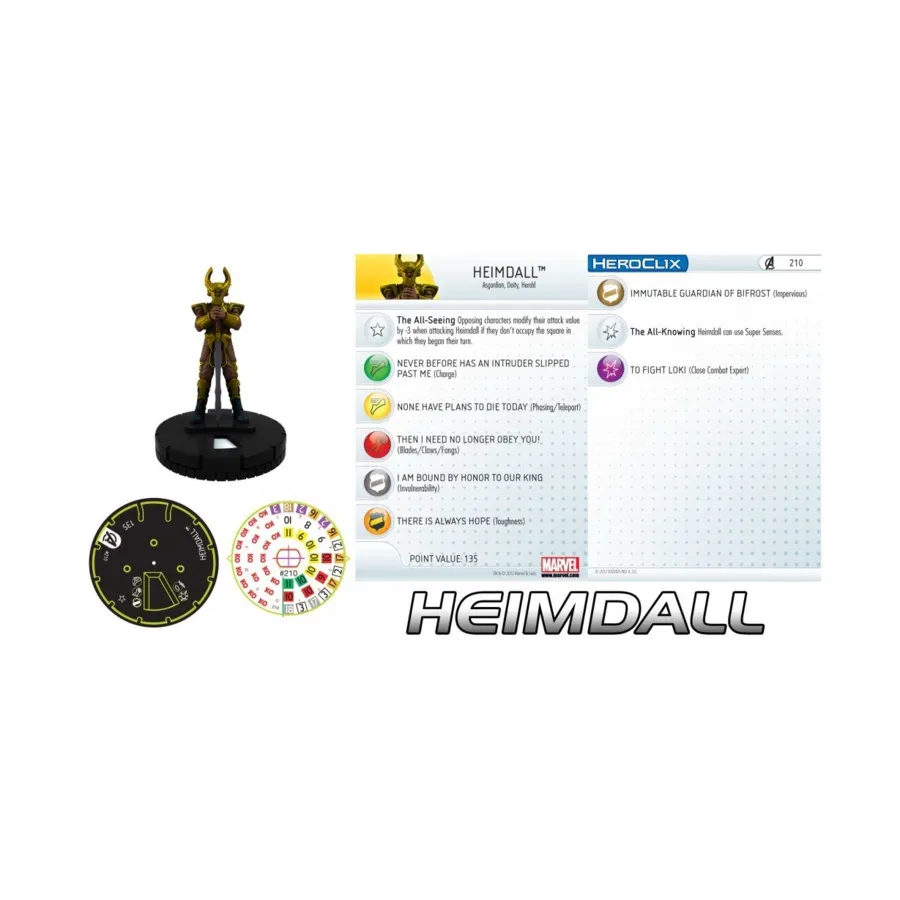 

Хеймдалль, Marvel HeroClix - Avengers Movie - Singles