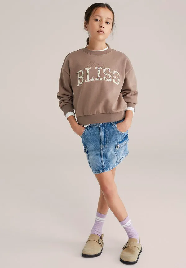 Джинсовая юбка ridge We Fashion, Blue — фото 3