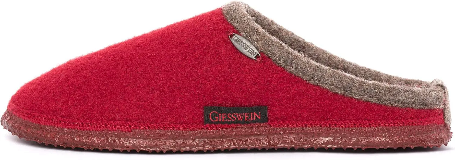 

Мужские тапочки с открытой пяткой Giesswein, красный