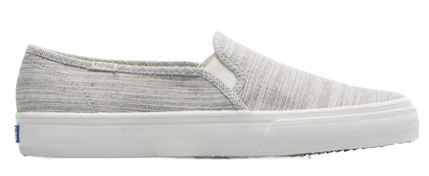 Женские туфли Double Decker в серую полоску с эффектом статики Keds, серый