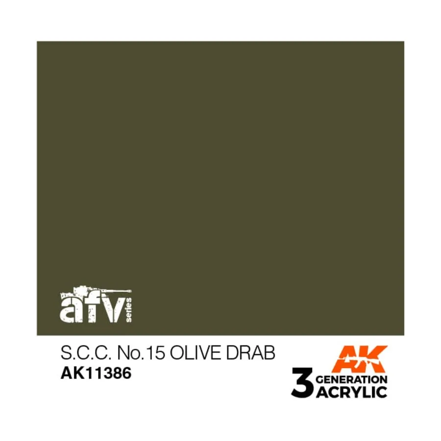 

С.С.К. № 15 Оливково-серый, 3rd Gen Acrylic - AFV