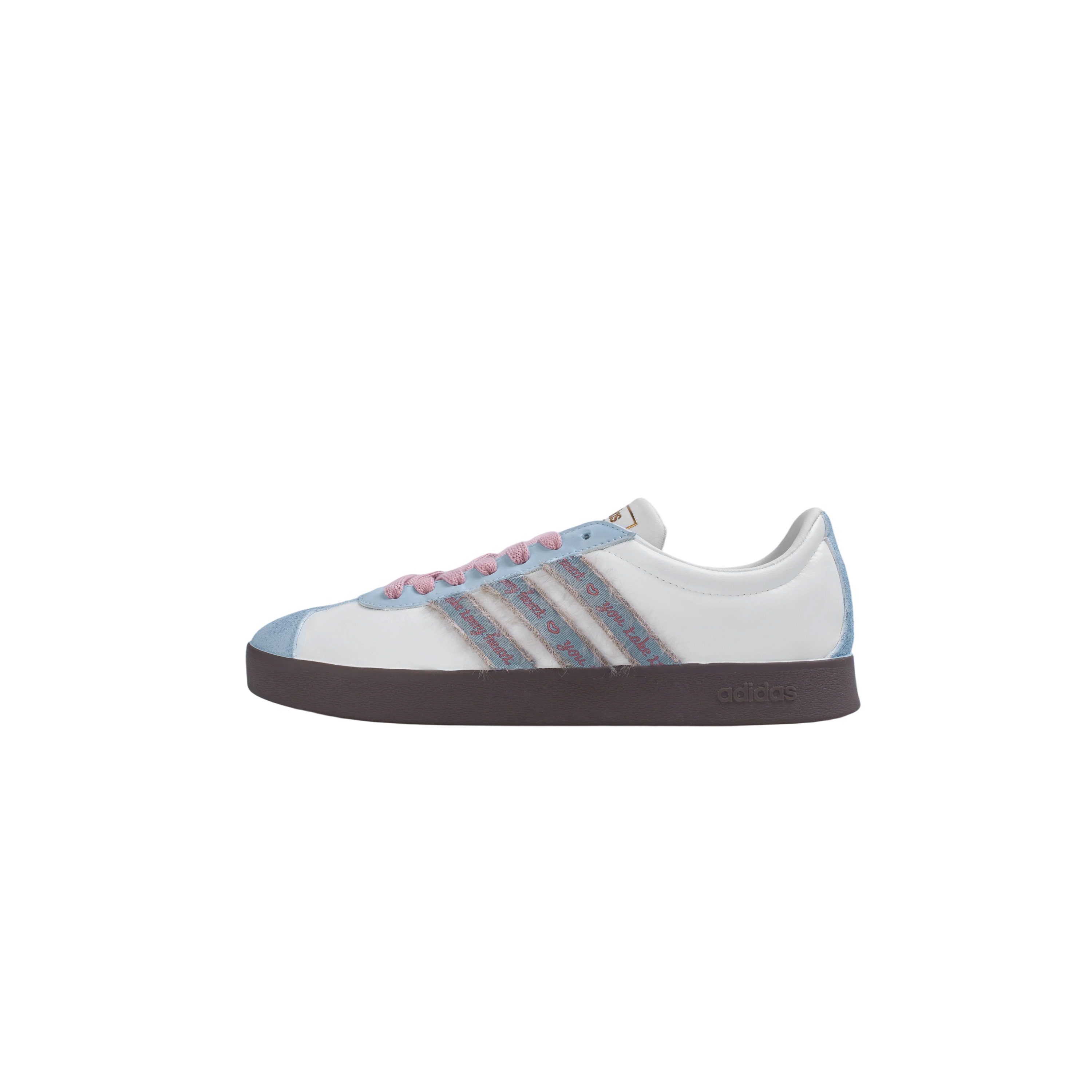 

VL COURT 2.0 низкие скейтборд кроссовки unisex Adidas, белый/синий