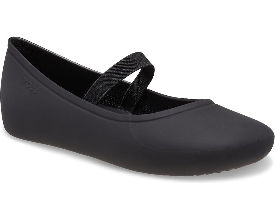

Туфли на плоской подошве Crocs Kids Brooklyn Ballet Flats, черный