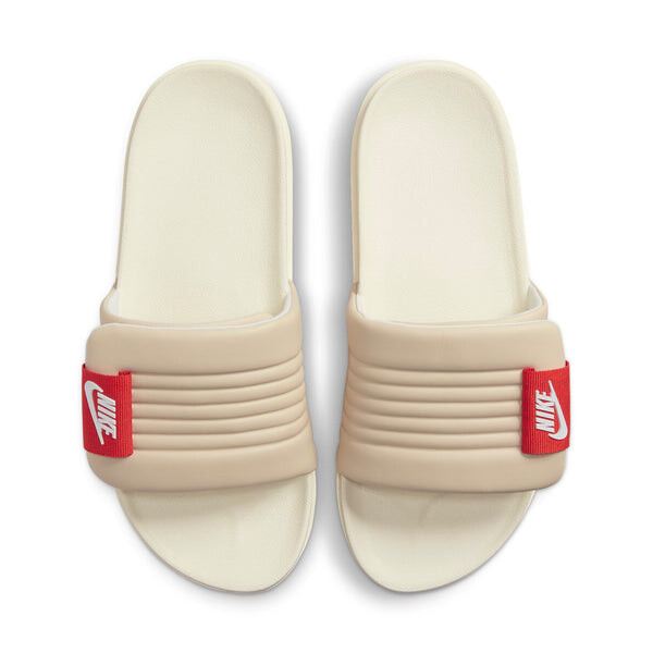 Тапочки offcourt adjust slide 'sanddrift picante red' Nike, бежевый — фото 4