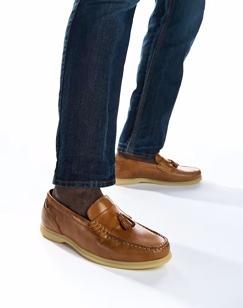 

Туфли-лоферы Base London Bonito бежевого цвета