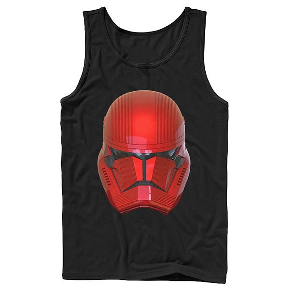 

Мужская футболка-майка Star Wars The Rise of Skywalker Sith Trooper Helmet Licensed Character