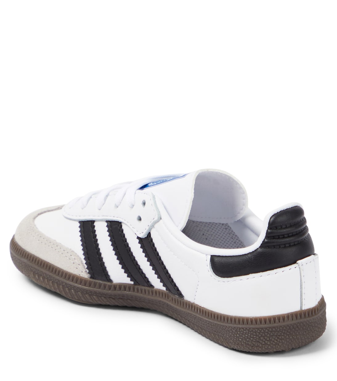 Кожаные кроссовки Samba OG Adidas Originals Kids, Ftwr White — фото 3