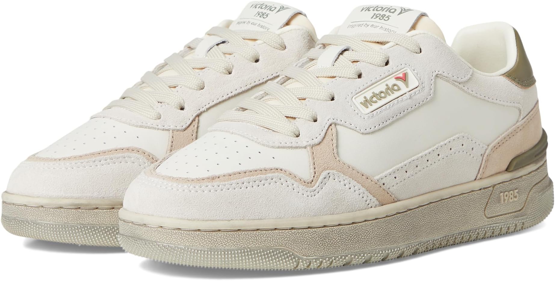 Кроссовки victoria C-80 Leather Urban, цвет Crema