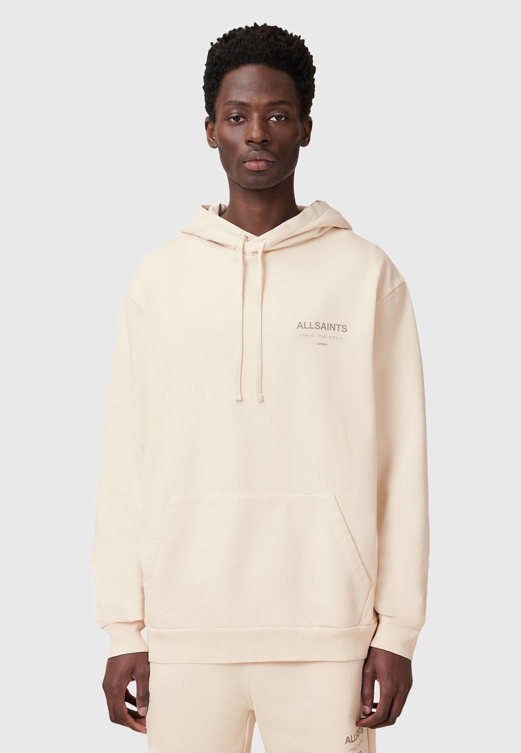 

Толстовка UNDERGROUND OTH con cappuccio AllSaints, белый