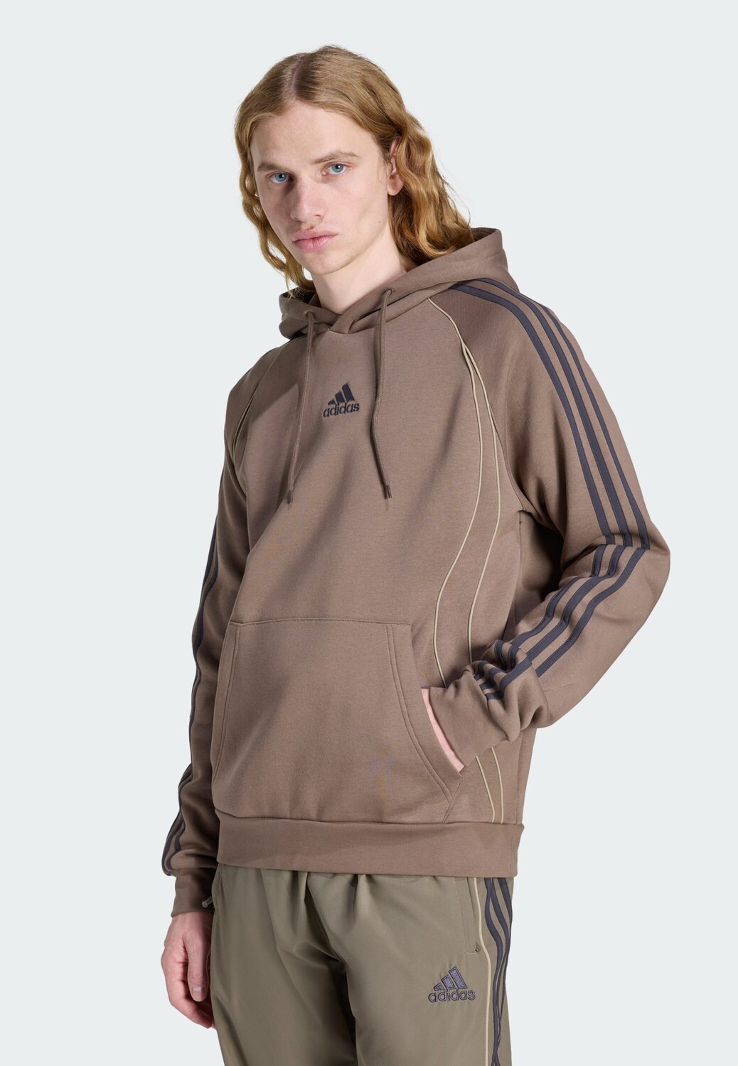 Adidas Originals Толстовка 'Adicolor Teamgeist' в коричневом цвете — фото 2