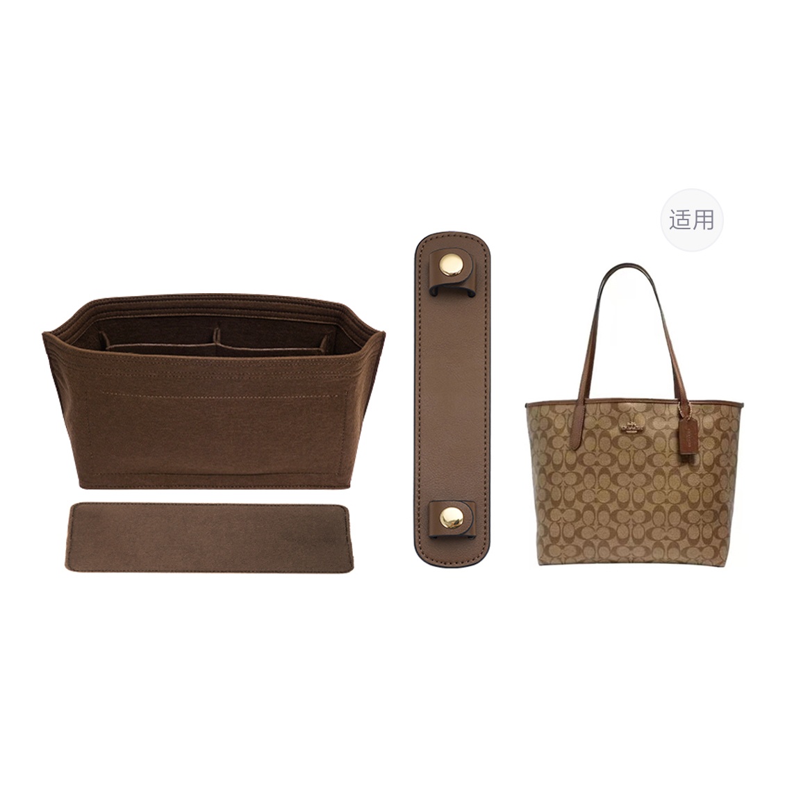 

Lan Bao Fan Большой разноцветный микрофибровый войлочный коврик унисекс, [Three-Piece Set]Brown Shoulder Pads+Storage Liner+Bottom Pad
