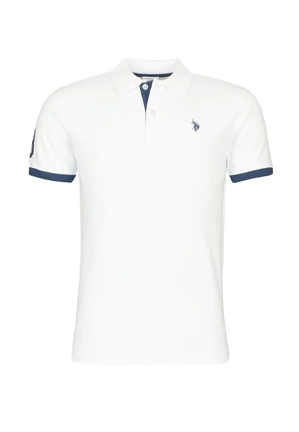 Ассн. сша по поло. рубашка-поло kurzarmshirt polokragen big dbh no 3 рубашка-поло U.S. Polo Assn., Weiß