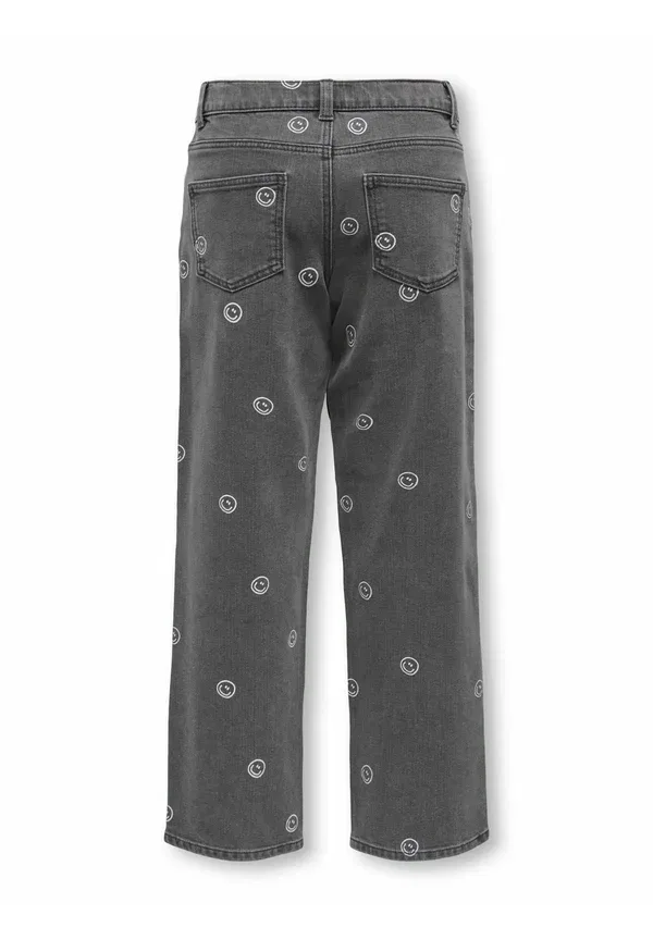 Джинсы прямого кроя Only Girls, light grey denim, светло-серый деним — фото 2