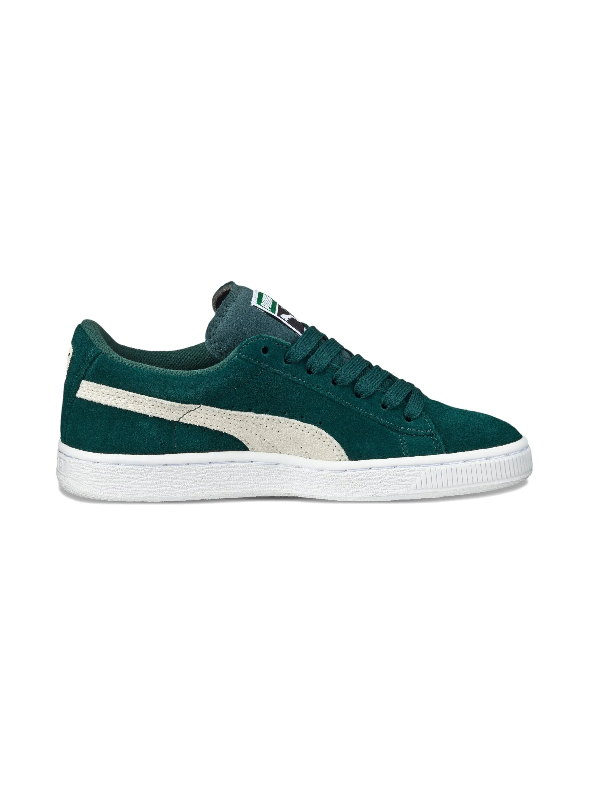 

Кроссовки Suede GS Green/White Puma Kids, зеленый