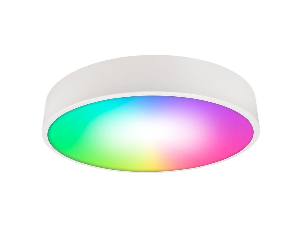 

Светодиодный потолочный светильник Wi-Fi McShine 36Вт, 4450лм, Ø40см, CCT+RGB, белый