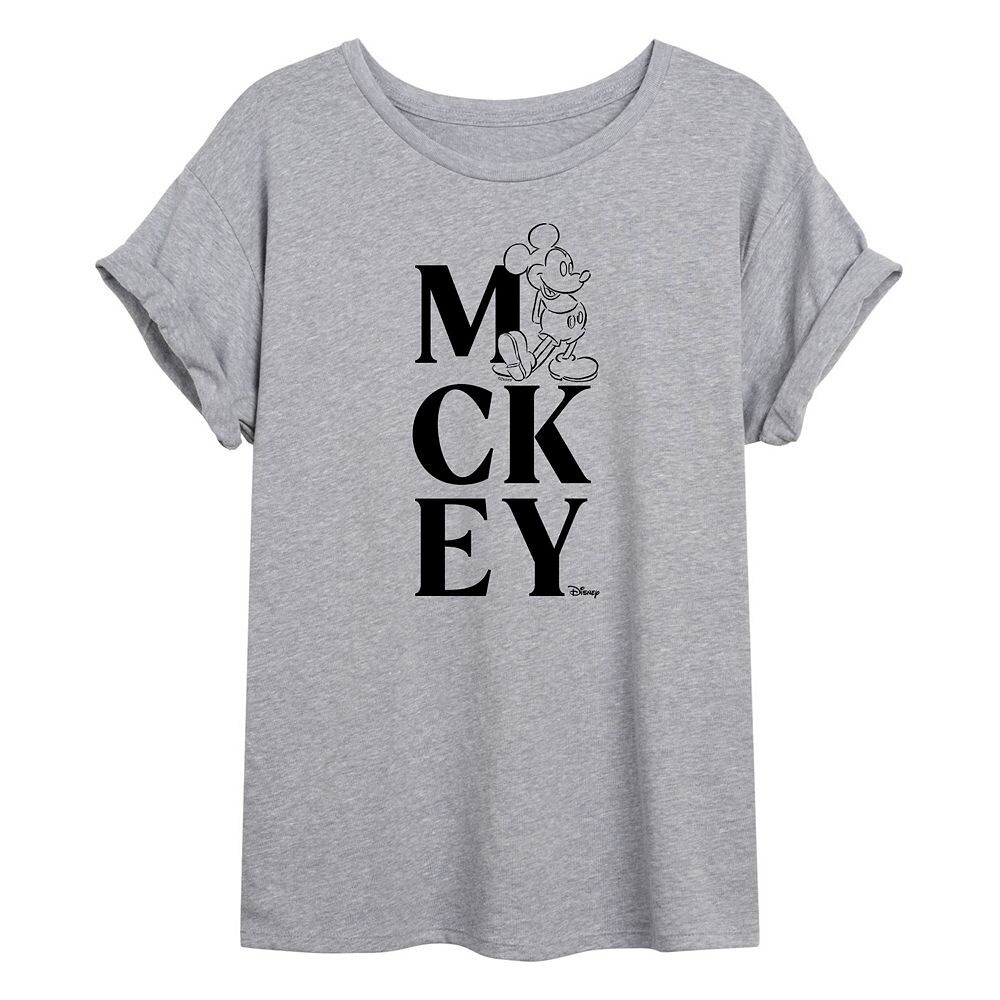 

Детская струящаяся футболка с Микки Маусом Disney's, цвет Heather Gray