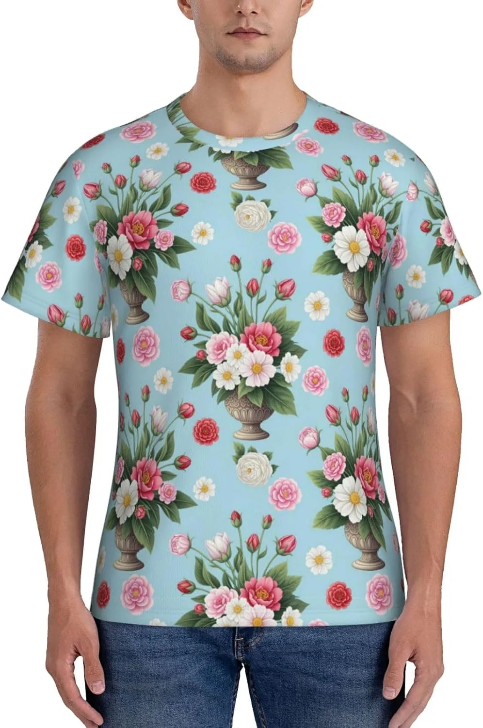 

Футболка мужская Supdreamc Quick Dry, Slim Fit для тренировок