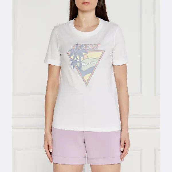 

Футболка стандартного кроя Guess, белый